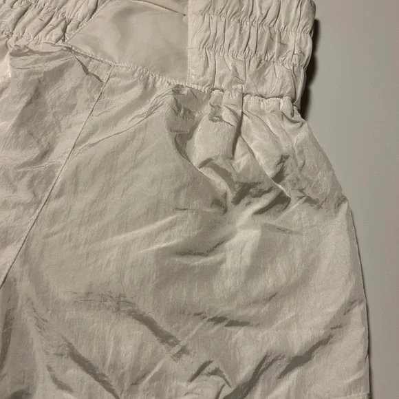 Free People Movement The Way Home White Shorts, high waist elastic, Sz XS - Picture 11 of 13